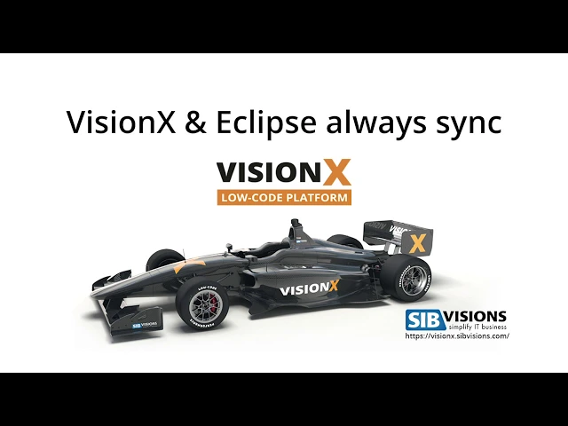 VisionX & Eclipse always sync