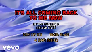 Download Celine Dion - It's All Coming Back To Me Now (Karaoke) MP3