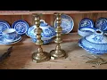 Brass candle sticks