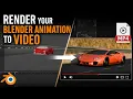 How to Render a Blender Animation as an MP4 Blender 5 1
