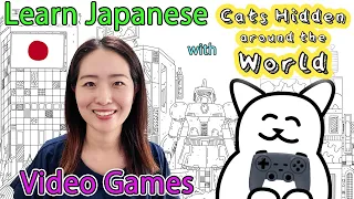Complete Beginner Japanese Cats Hidden Around The World EP01 Comprehensible Input 