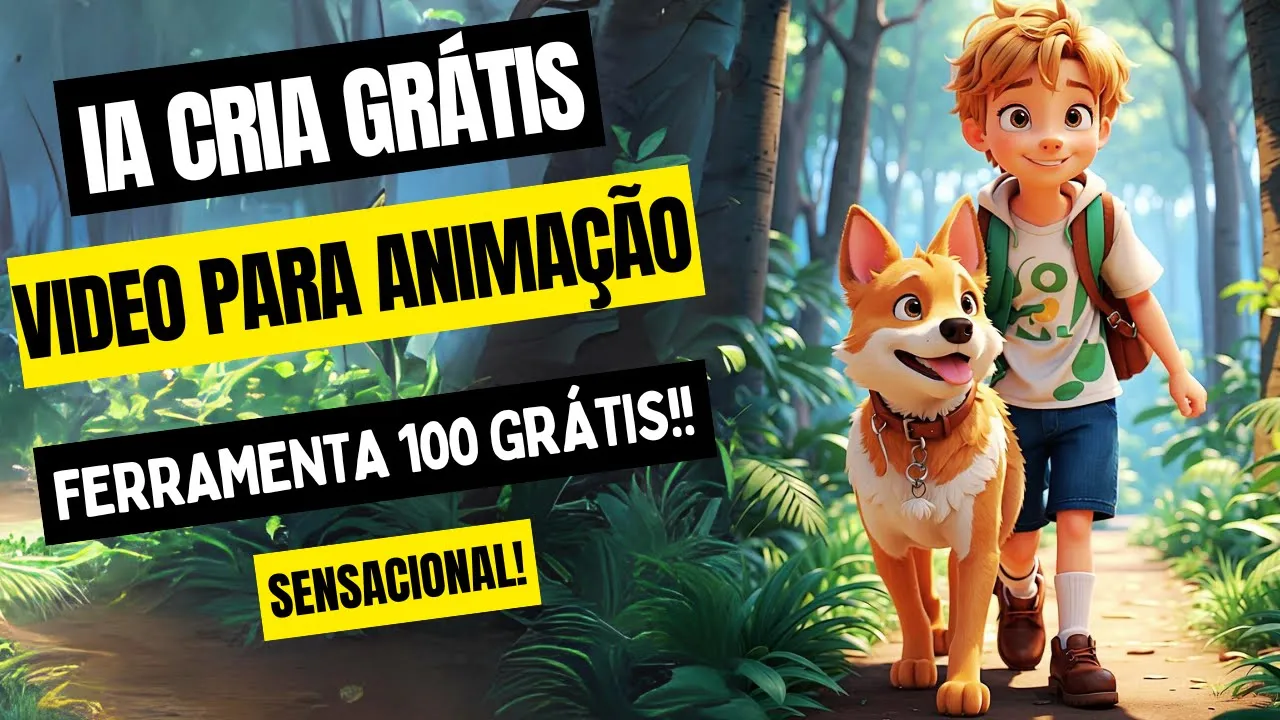 COMO CRIAR VIDEOS ANIMADOS COM INTELIGÊNCIA ARTIFICIAL GRATUITA VIDEO PARA VIDEO