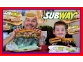 Subway Roast Beef Pepper Jack Cheese Sub Mukbang The Barkers