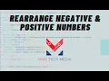 Rearrange Negative and Positive Values in Array Explained Java