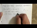 Multiplying Complex Numbers
