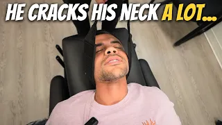 I Felt His Neck RIP With Cracks | Full Chiropractic Treatment With Dr. Tyler Bigenho