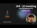How to Install Java JDK 22 on Windows