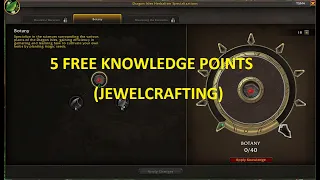 5 Free Jewelcrafting Knowledge Points Talk to Pluutar