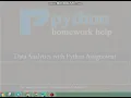 Python Assignment Help