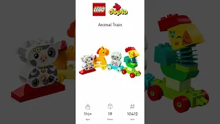 PREVIEW: LEGO Duplo, Animal Train, set 10412, LEGO 2024