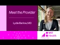 Meet the provider Lydia Barlow MD