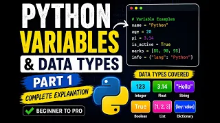 Python Variables Data Types Explained in Hindi Complete Beginner Guide