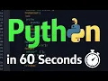 Python in 60 Seconds Learn Python Fast for Beginners Lunatic Coder Atul Chauhan