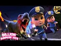 Lagu Dino Attack in the City🦖🚨Police Save the Day | Kids Cartoon Police Stories [4k]