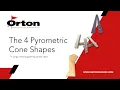 The 4 Pyrometric Cone Shapes
