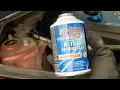 How To Change Car AC Line Valve Stem Refill R134A Refrigerant With STOP Leak