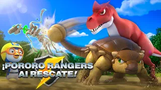 La Canción del Anquilosaurio: ¡El Escudo Más Fuerte!🛡️ | ⚡Pororo Rangers | Canciones de Dinosaurios
