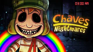 O CHAVES TÁ ENCAPETADO!! - Chaves Nightmares (FNAF DE CHAVES)