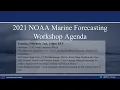 2021 NOAA Marine Forecasting Workshop