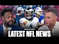 Latest NFL News Jalen Hurts under pressure A J Brown Patriots Bills new coaching era