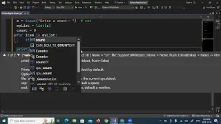 Learn Python in Arabic - Lists Count Specific character occurrences