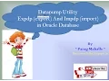 How to Export Expdp and Import Impdp Oracle Table using Datapump utility