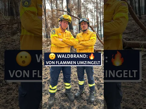 Sein härtester Einsatz beim Waldbrand 👨‍🚒