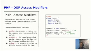 21 - OPP PHP Constructors and Destructors