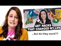 I tried Super Rae Dizzle s Life Changing Art Hacks