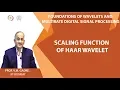 Scaling function of Haar wavelet