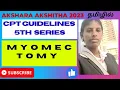 CPT coding guidelines myomectomy
