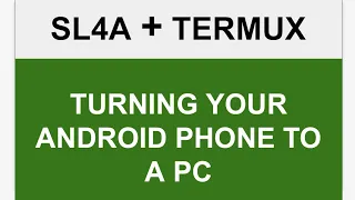 Integrating Termux and SL4A Python on Android