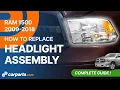 How to replace the Headlight Assembly 2009-2018 Dodge RAM 1500