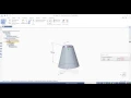 Tutorial Solid Edge sviluppo Cono
