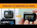 GoPro Hero 5 Black - Quick Beginner Instruction Guide Manual