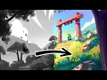 Painting from GRAYSCALE to COLOR TUTORIAL