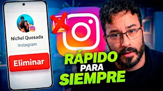 Cómo ELIMINAR Cuenta de INSTAGRAM Definitivamente (2026)✅