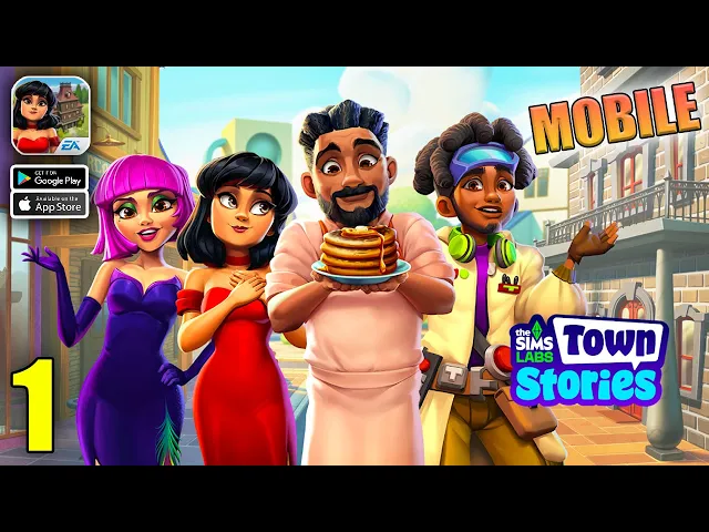 The Sims Labs: Town Stories Gameplay Walkthrough (iOS, Android) - Part 1