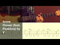 Snow Flower (feat. Peakboy) by V / Guitar Tutorial / Tabs + Chords