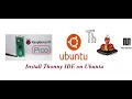 Raspberry Pi PICO tutorial Install Thonny ide on ubuntu