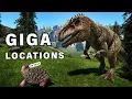 Where to find 3 Giga Spawn locations on Fjordur Ark Fjordur