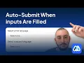 How To Make A Form Auto Submit When All Inputs Have Been Changed