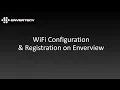 WiFi configuration and Registration on Enverview - EN