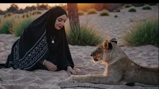 قصة الشابة ريم التي انقذت الأسد زئير  قصة الشابة ريم التي انقذت الأسد زئير