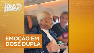 Idoso de 99 anos realiza sonho ao viajar de avião pela primeira vez