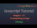 Javascript tutorial course - 14