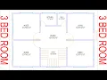 HOUSE PLAN DESIGN EP 159 950 SQUARE FEET 3 BEDROOM HOUSE PLAN LAYOUT PLAN