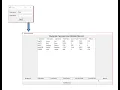 create a table using Treeview in