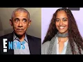Former President Barack Obama REACTS to Malia Obama Dropping Last Name Professionally E News