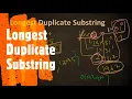 Longest Duplicate Substring Rolling Hash Robin karp algorithm Leetcode 1044 Coders Camp
